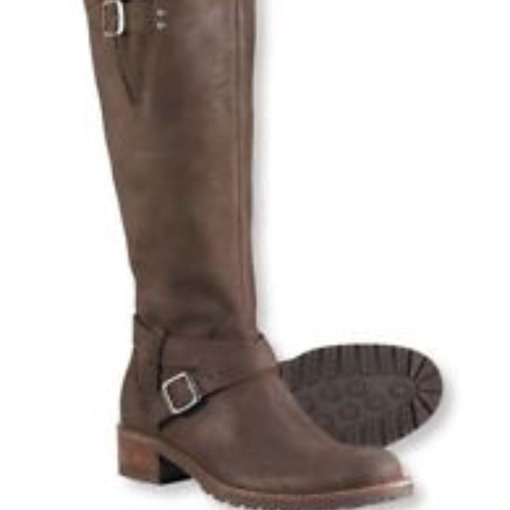 NWOT L.L.Bean Deerfield Brown Rustic Riding Boots